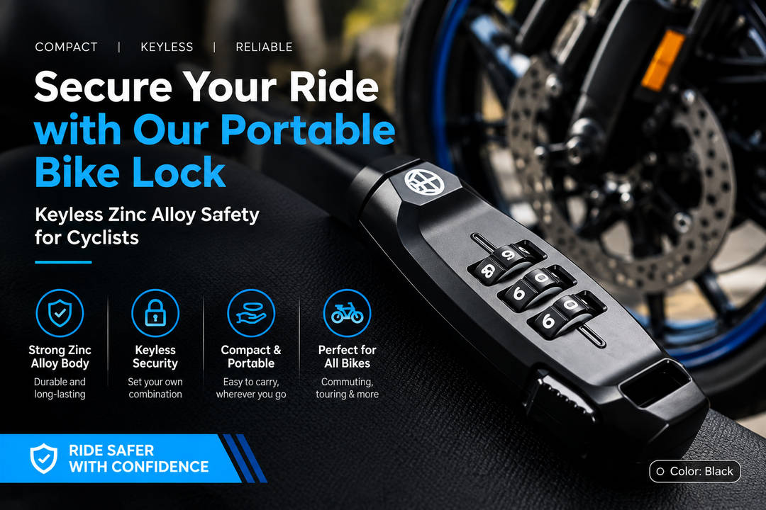 Portable Keyless Bike Lock for Convenient Bike Security