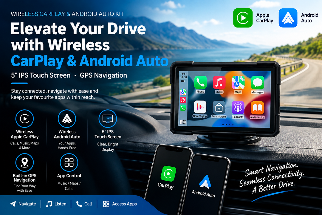 Wireless CarPlay & Android Auto Kit for Better Driving