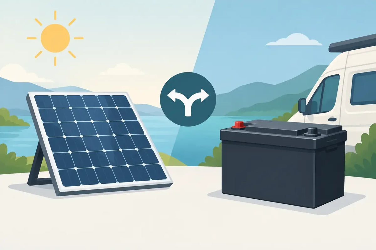 Solar Panel vs Leisure Battery: Which First?