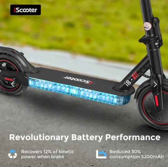 iScooter i8 Electric Scooter – 350W Motor, 20km Range, 8.5" Tyres, IP54 Waterproof