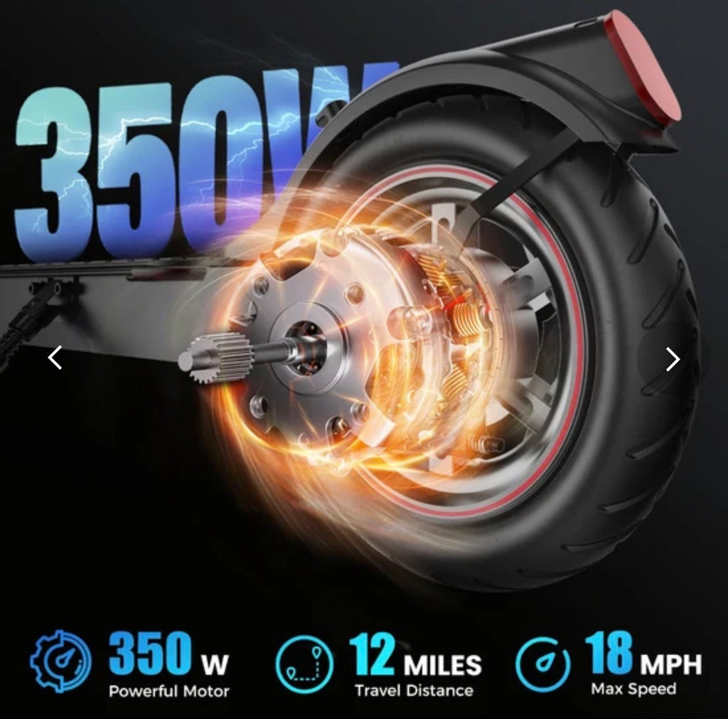 iScooter i8 Electric Scooter – 350W Motor, 20km Range, 8.5" Tyres, IP54 Waterproof