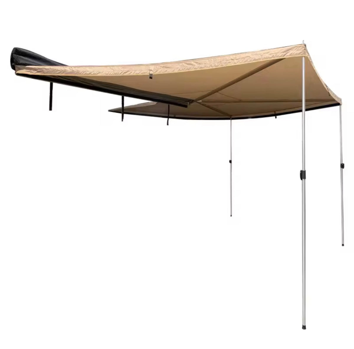 Sunscape 270° Vehicle Awning – UV Protection, Waterproof, LED Lighting | Available in Black & Khaki