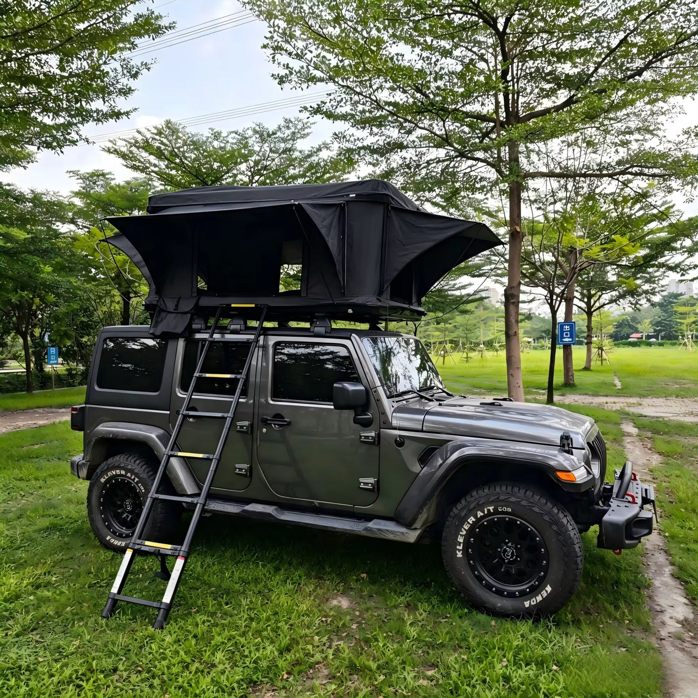 Skyscape 2 Person Roof Top Tent – 360° Views, LED Lighting, Foam Mattress & Power Bank Included