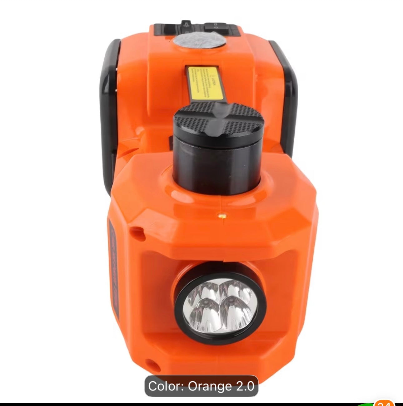 5 Ton Heavy Duty 12V Electric Hydraulic Jack – Portable Car Lift with LED Light & Wheel Nut Remover