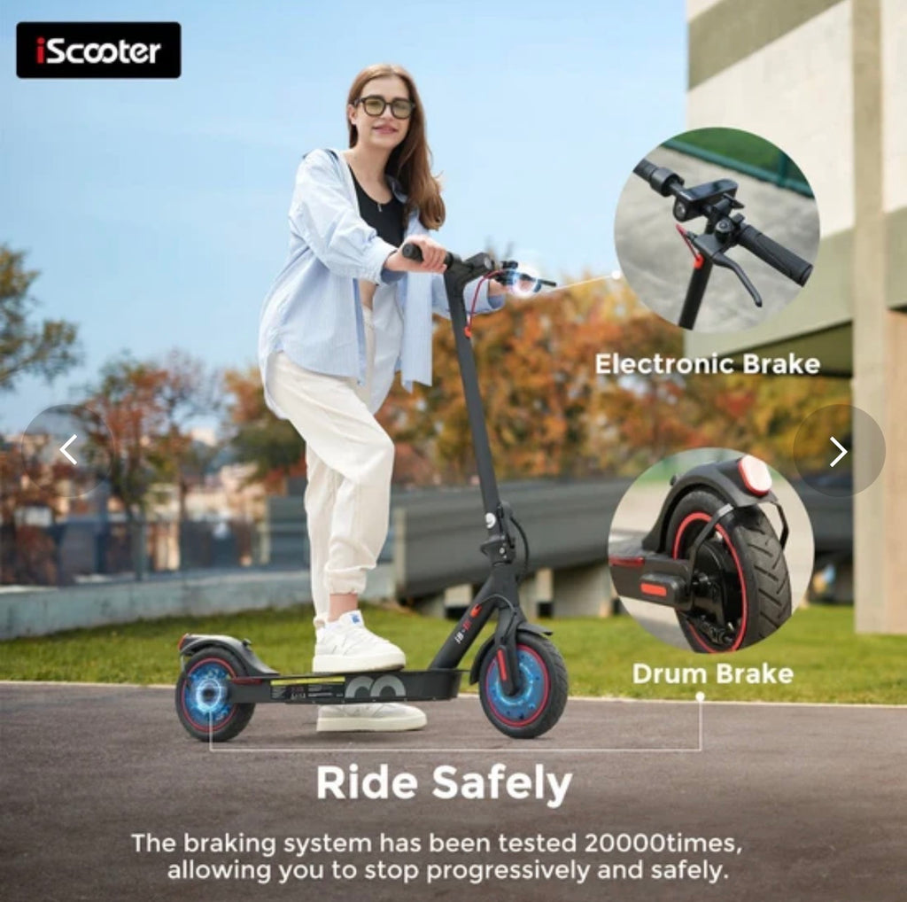 iScooter i8 Electric Scooter – 350W Motor, 20km Range, 8.5" Tyres, IP54 Waterproof