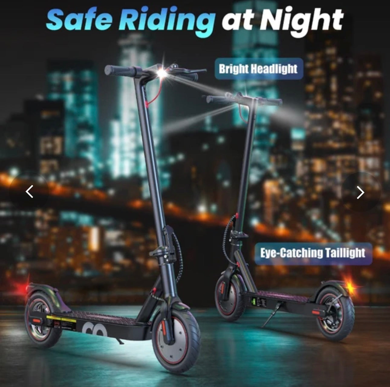 iScooter i8 Electric Scooter – 350W Motor, 20km Range, 8.5" Tyres, IP54 Waterproof
