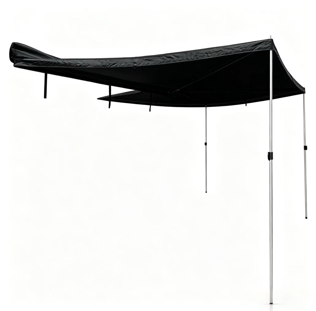 Sunscape 270° Vehicle Awning – UV Protection, Waterproof, LED Lighting | Available in Black & Khaki