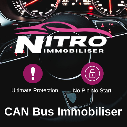 Nitro Pro Immobiliser – CAN Bus Immobiliser with App & Tag Control
