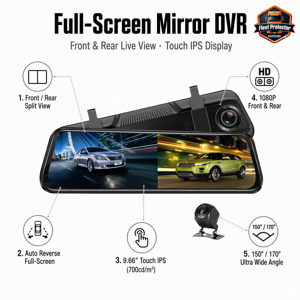 Reversing Mirror Mount Only Camera System