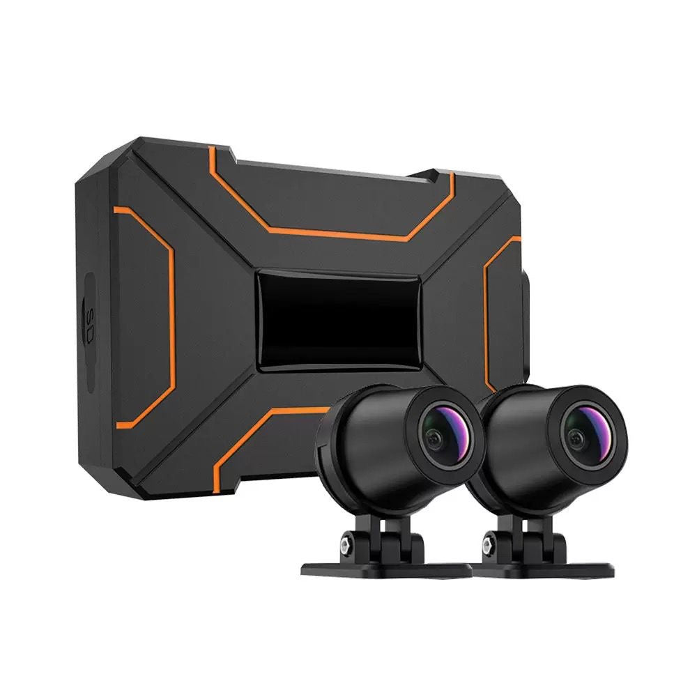 Motorbike Front & Rear Dash Camera System – 2K Resolution with Mini MDVR, 256GB Support & 1 Year Warranty