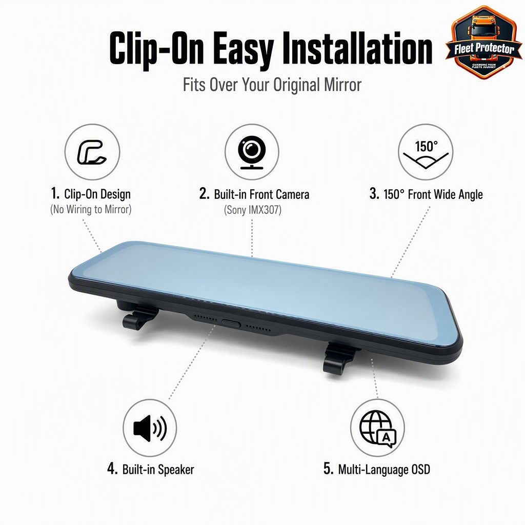 Reversing Mirror Mount Only Camera System