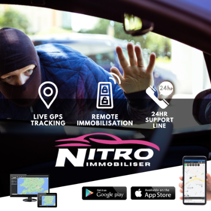 Nitro Pro Immobiliser – CAN Bus Immobiliser with App & Tag Control