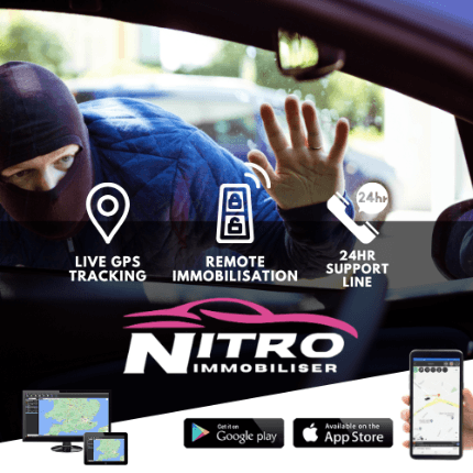 Nitro Pro Immobiliser – CAN Bus Immobiliser with App & Tag Control