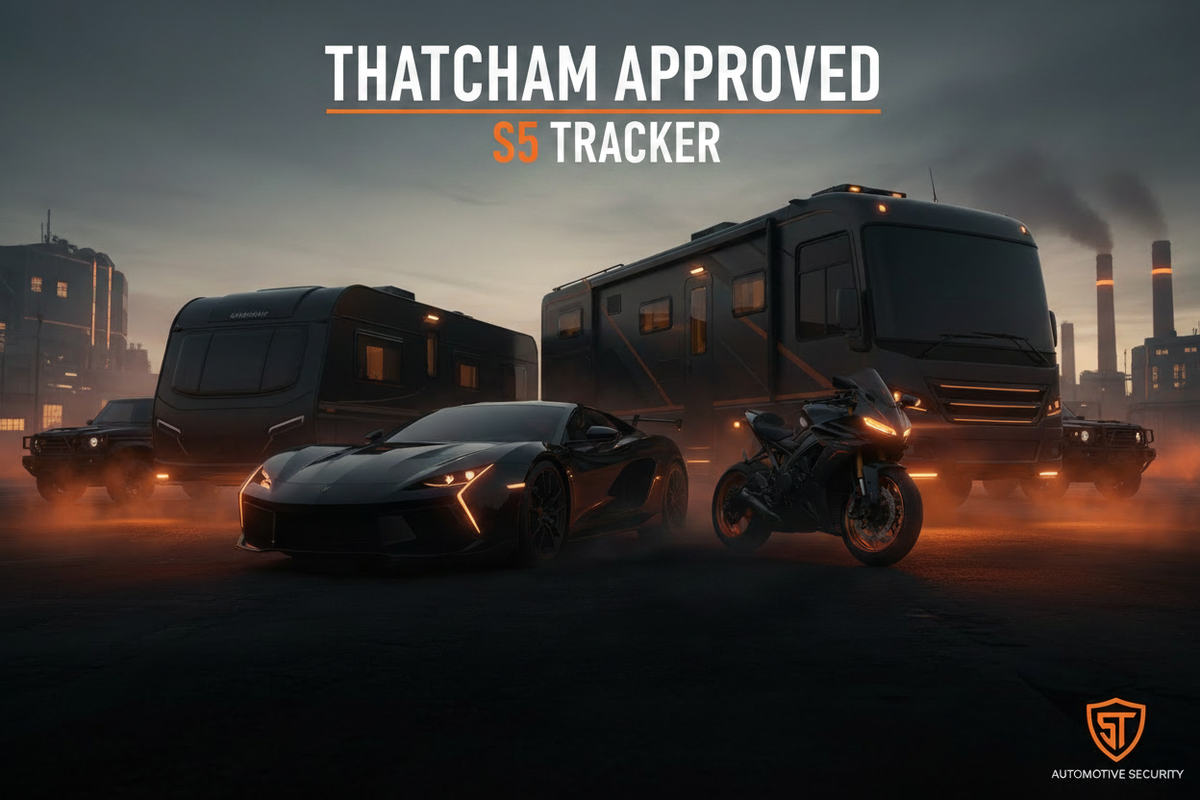 Quantum S5 Thatcham Approved Vehicle Tracker with Bluetooth Tags