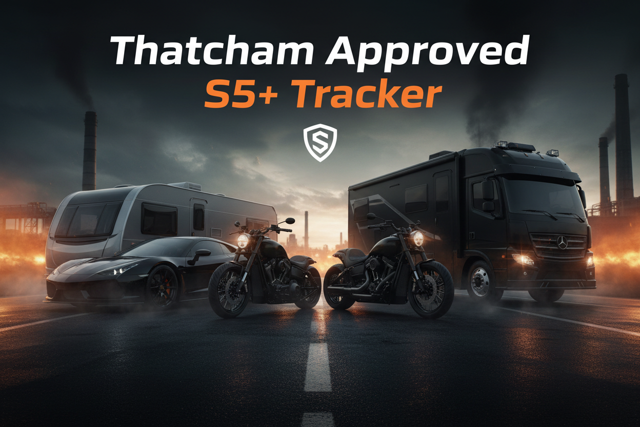 Quantum S5+ Thatcham Approved Tracker — Car, Motorbike, Motorhome, Caravan