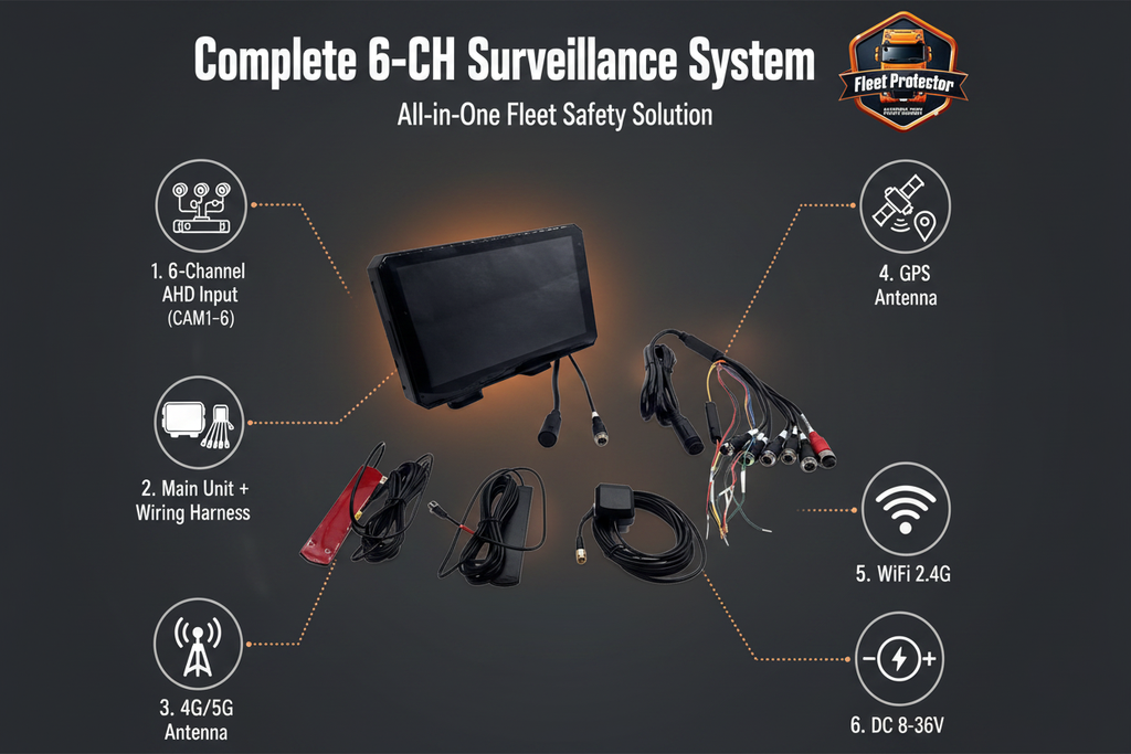 Complete 6-CH Surveillance System