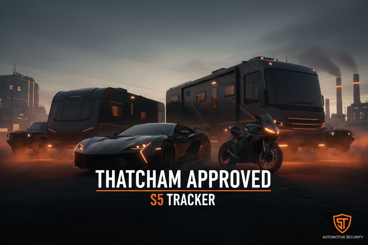 Quantum S5 Thatcham Approved Tracker — Car, Motorbike, Motorhome, Caravan