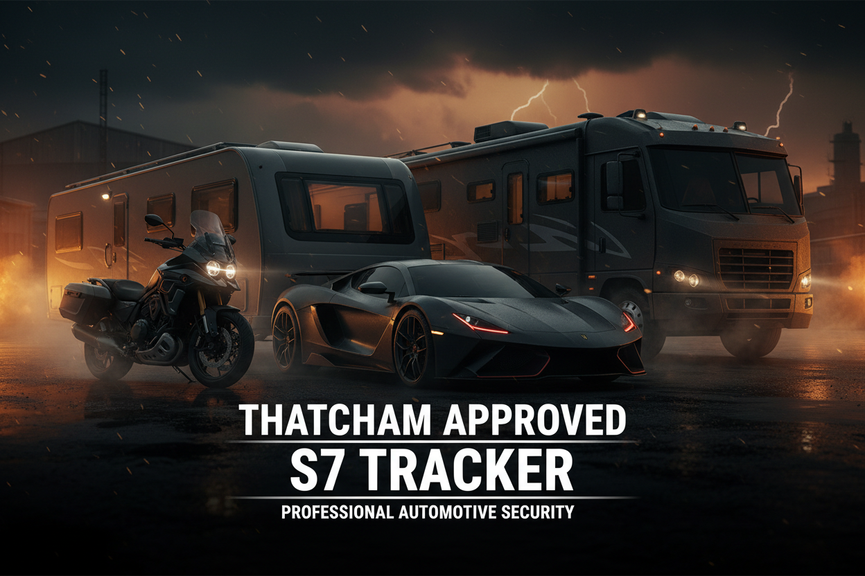 Quantum S7 Thatcham Approved Tracker — Car, Motorbike, Motorhome, Caravan